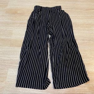 High waited flowy striped forever21 pants